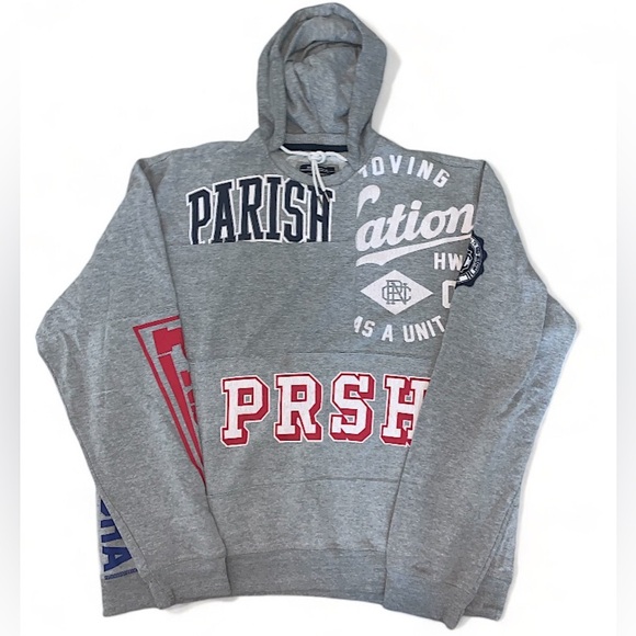Parish Nation Hoodie Longsleeve Graphic Prsh Nation 4X Oversized - Picture 1 of 11